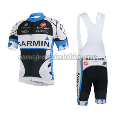 2013 Team GARMIN CERVELO Pro Riding Apparel Summer Winter Bicycle Jersey and Padded Bib Shorts/Pants Black White Procycleclothing image picture