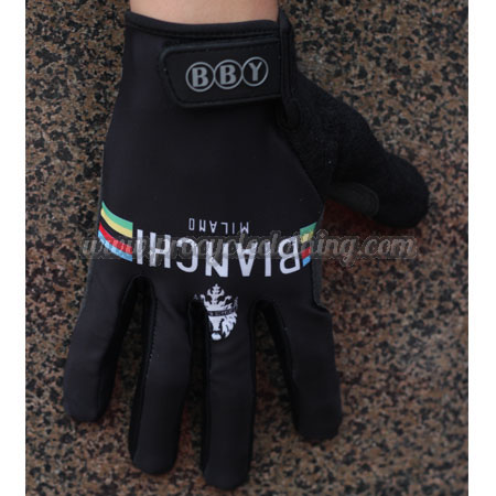 bianchi bike gloves
