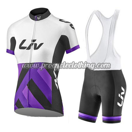 purple cycling kit