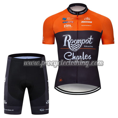 orange cycling kit