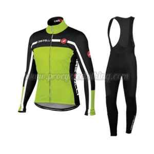 2015 Team Castelli Pro Winter Biking Apparel Thermal Fleece Suit Cycle ...