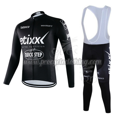 2016 Team etixxl QUICK STEP Winter Biking Outfit Thermal Fleece Cycle ...