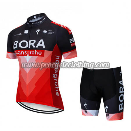 2019 Team BORA hansgrohe Riding Clothing Set Cycle Jersey and Shorts ...