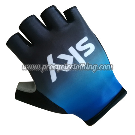 2019 Team SKY Riding Gear Cycle Gloves Mitts Blue Black Size M L XL Procycleclothing