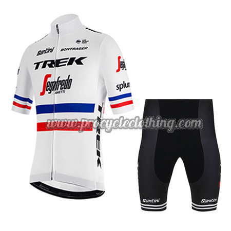 2019 Team TREK Segafredo Santini French Champion Riding Clothing Set ...